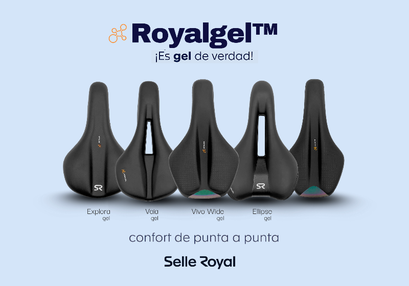 Royal Ciclo presenta nueva línea de sillines con tecnología Royalgel™